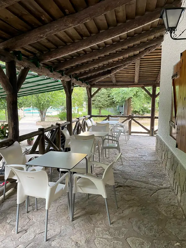The bar terrace